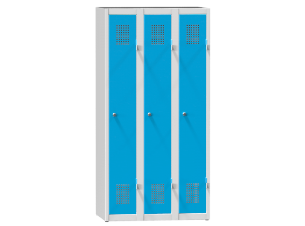 Garderobenschrank mit Sockel – 3 Abteile XS73-15